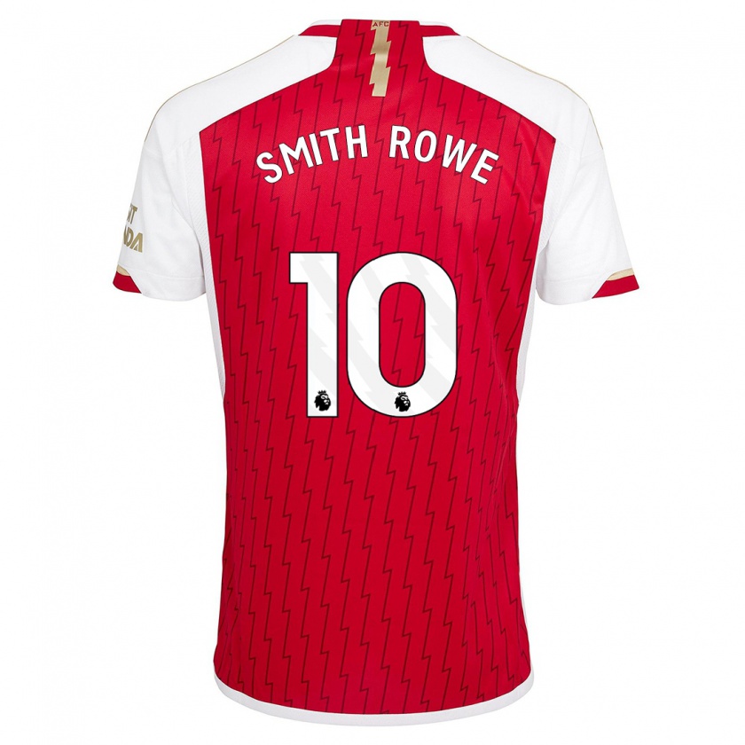 Kandiny Niño Camiseta Emile Smith Rowe #10 Rojo 1ª Equipación 2023/24 La Camisa Chile