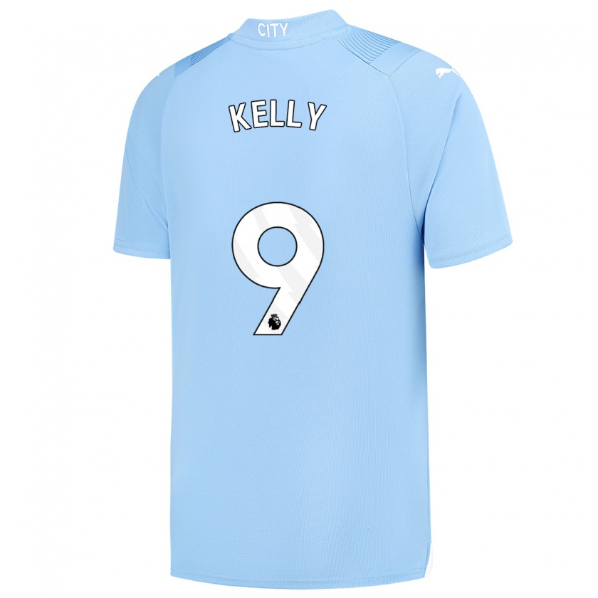 Kandiny Niño Camiseta Chloe Kelly #9 Azul Claro 1ª Equipación 2023/24 La Camisa Chile
