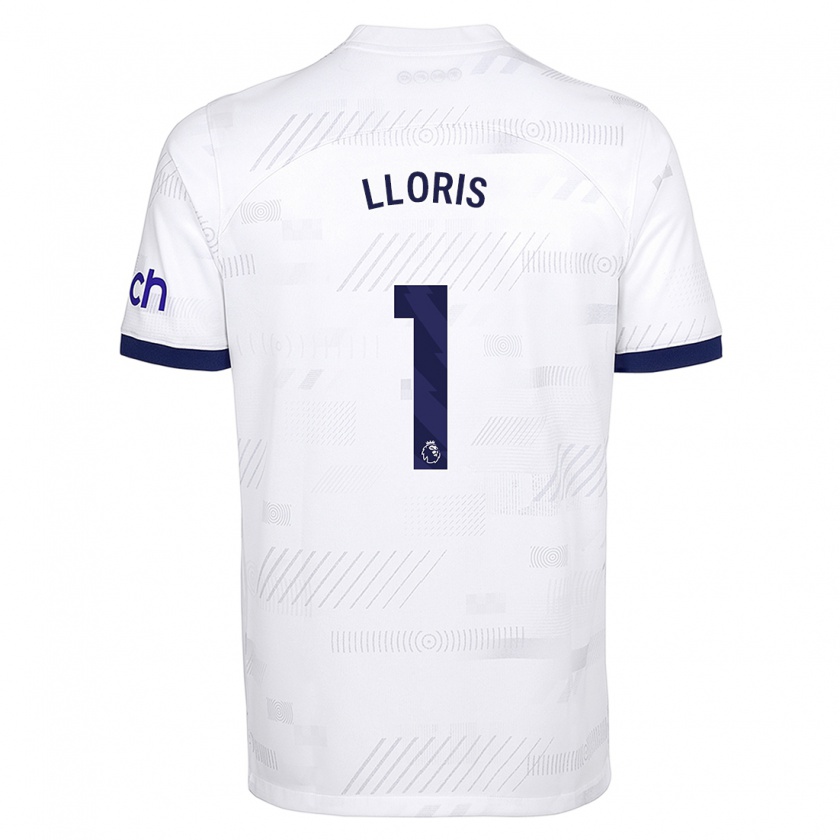 Kandiny Niño Camiseta Hugo Lloris #1 Blanco 1ª Equipación 2023/24 La Camisa Chile