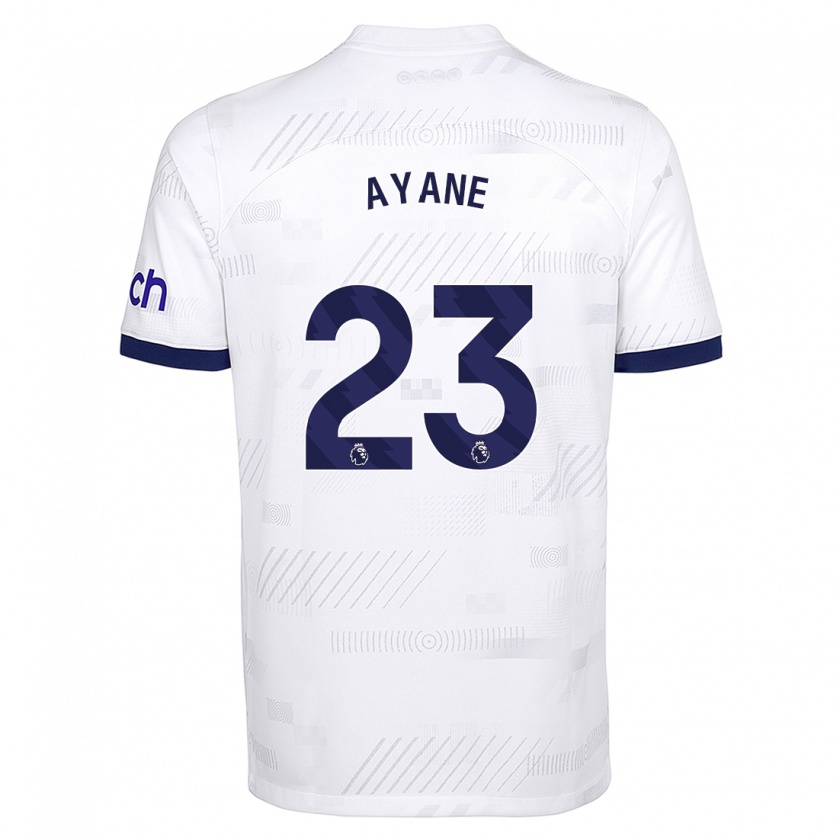 Kandiny Niño Camiseta Rosella Ayane #23 Blanco 1ª Equipación 2023/24 La Camisa Chile