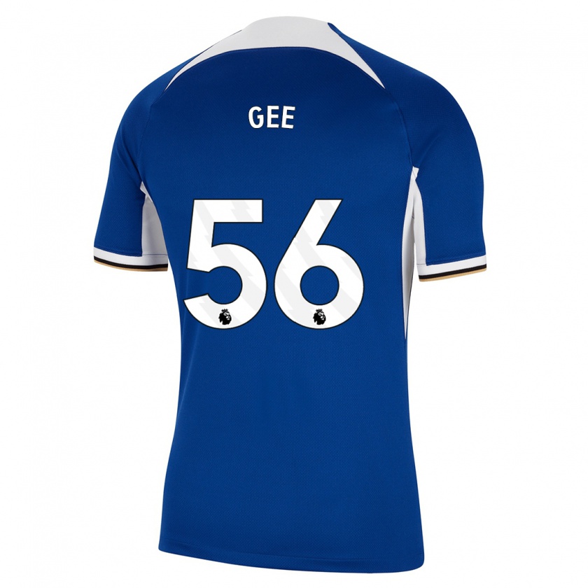 Kandiny Niño Camiseta Billy Gee #56 Azul 1ª Equipación 2023/24 La Camisa Chile