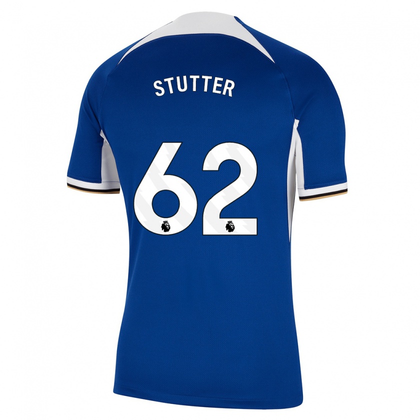 Kandiny Niño Camiseta Ronnie Stutter #62 Azul 1ª Equipación 2023/24 La Camisa Chile
