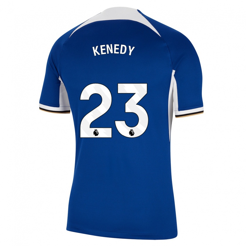 Kandiny Niño Camiseta Robert Kenedy #23 Azul 1ª Equipación 2023/24 La Camisa Chile
