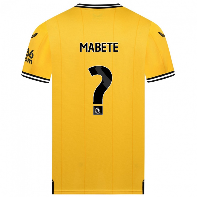 Kandiny Niño Camiseta Filozofe Mabete #0 Amarillo 1ª Equipación 2023/24 La Camisa Chile