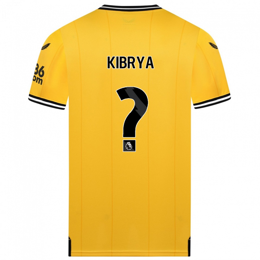 Kandiny Niño Camiseta Lucas Kibrya #0 Amarillo 1ª Equipación 2023/24 La Camisa Chile