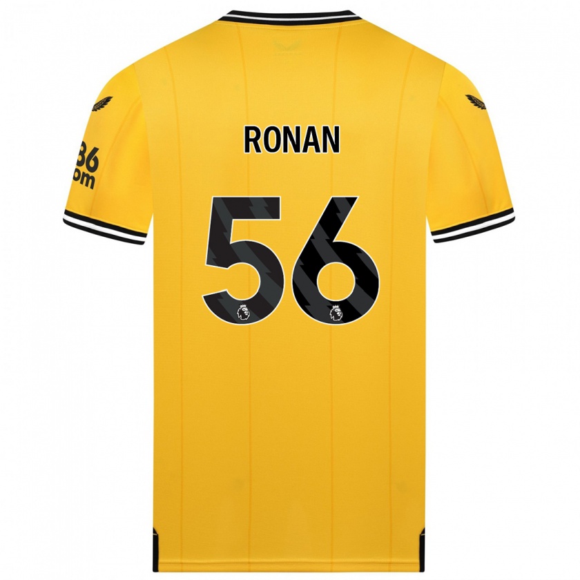 Kandiny Niño Camiseta Connor Ronan #56 Amarillo 1ª Equipación 2023/24 La Camisa Chile