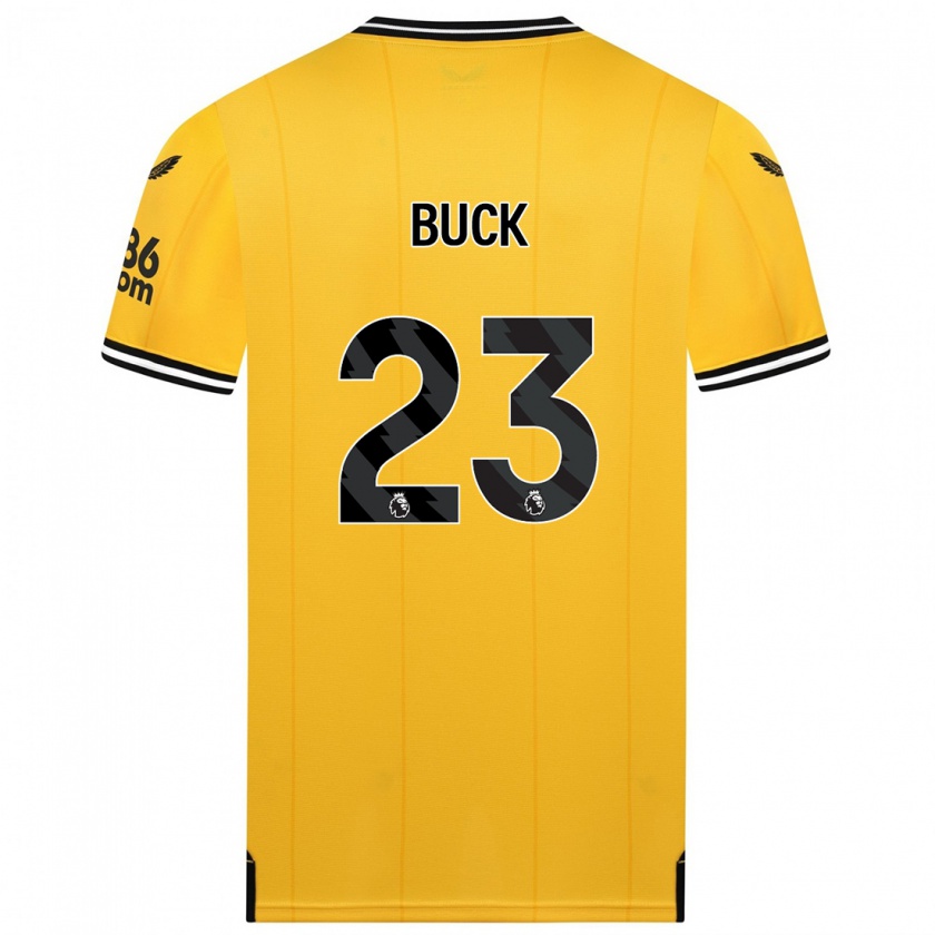 Kandiny Niño Camiseta Alex Buck #23 Amarillo 1ª Equipación 2023/24 La Camisa Chile