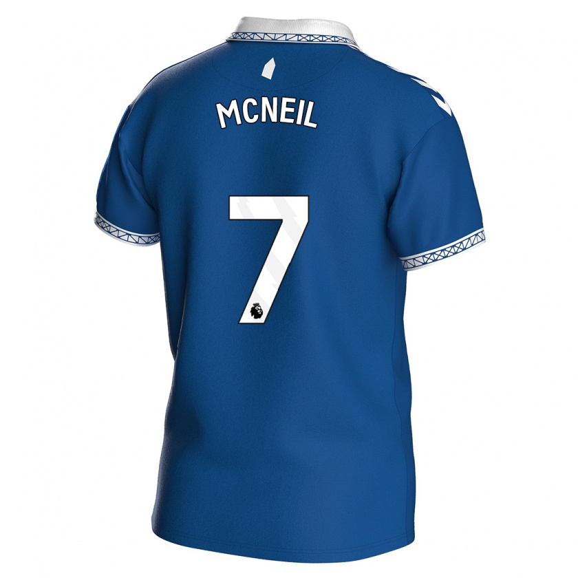 Kandiny Niño Camiseta Dwight Mcneil #7 Azul Real 1ª Equipación 2023/24 La Camisa Chile