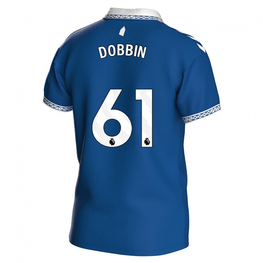 Kandiny Niño Camiseta Lewis Dobbin #61 Azul Real 1ª Equipación 2023/24 La Camisa Chile