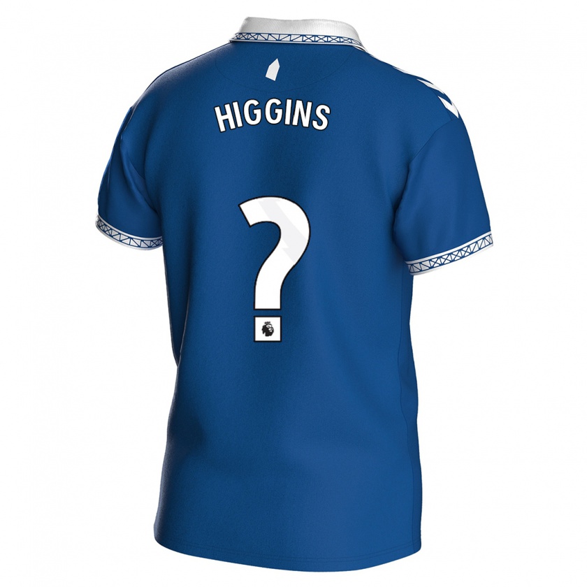 Kandiny Niño Camiseta Liam Higgins #0 Azul Real 1ª Equipación 2023/24 La Camisa Chile