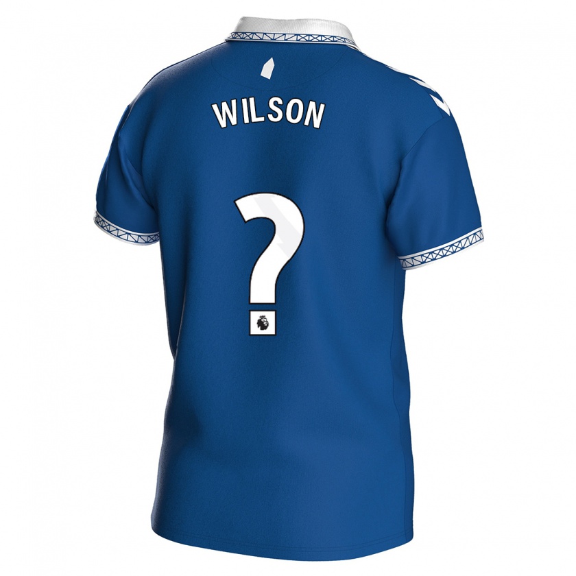 Kandiny Niño Camiseta Charlie Wilson #0 Azul Real 1ª Equipación 2023/24 La Camisa Chile