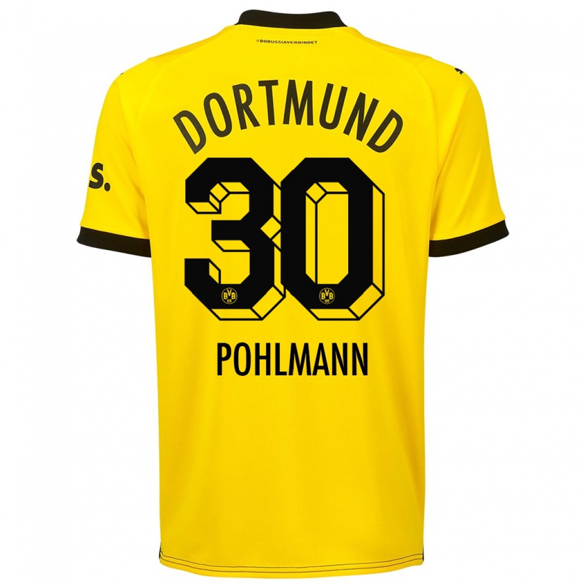 Kandiny Niño Camiseta Ole Pohlmann #30 Amarillo 1ª Equipación 2023/24 La Camisa Chile