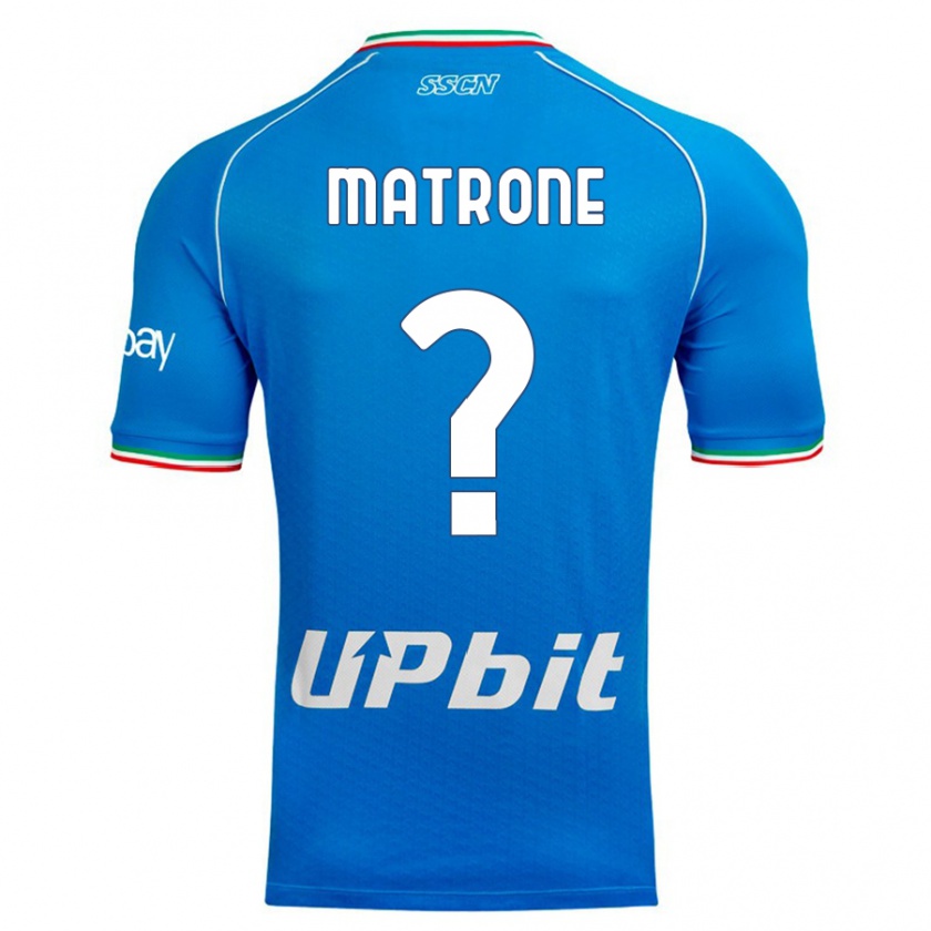 Kandiny Niño Camiseta Manuel Matrone #0 Cielo Azul 1ª Equipación 2023/24 La Camisa Chile