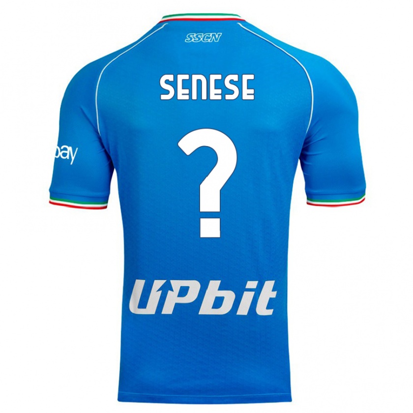 Kandiny Niño Camiseta Alberto Senese #0 Cielo Azul 1ª Equipación 2023/24 La Camisa Chile