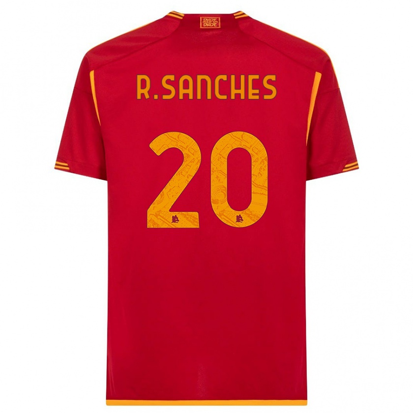 Kandiny Niño Camiseta Renato Sanches #20 Rojo 1ª Equipación 2023/24 La Camisa Chile