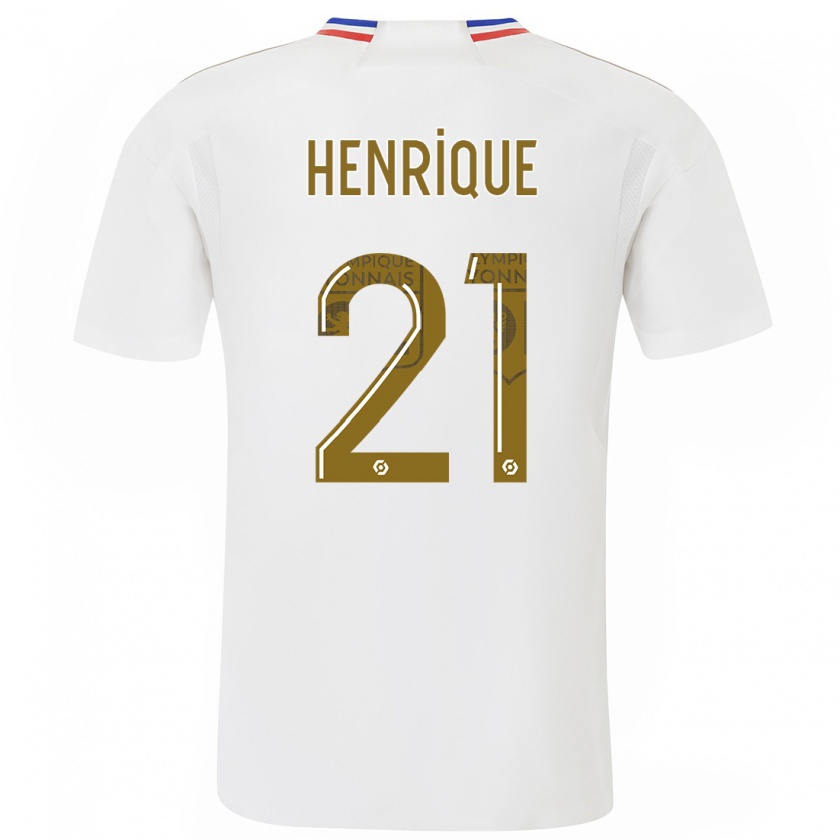 Kandiny Niño Camiseta Henrique Silva #21 Blanco 1ª Equipación 2023/24 La Camisa Chile
