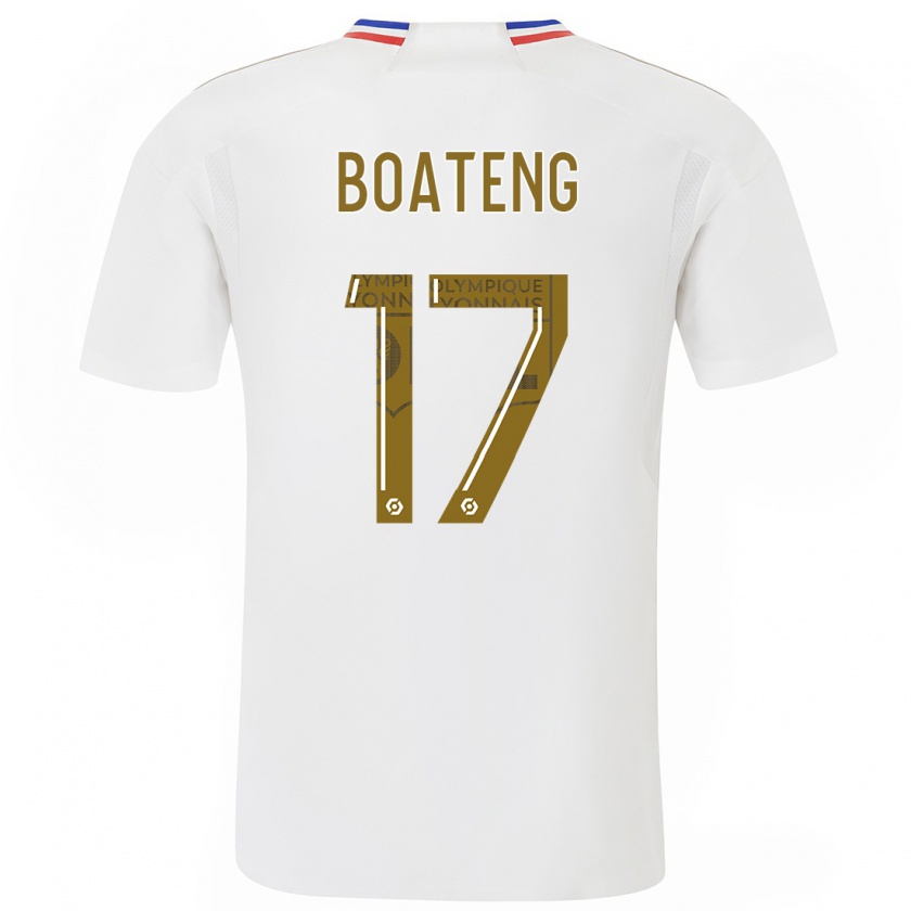 Kandiny Niño Camiseta Jerome Boateng #17 Blanco 1ª Equipación 2023/24 La Camisa Chile