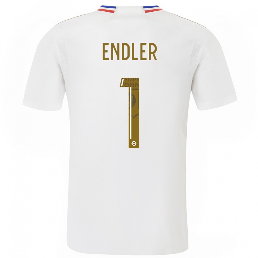 Kandiny Niño Camiseta Christiane Endler #1 Blanco 1ª Equipación 2023/24 La Camisa Chile