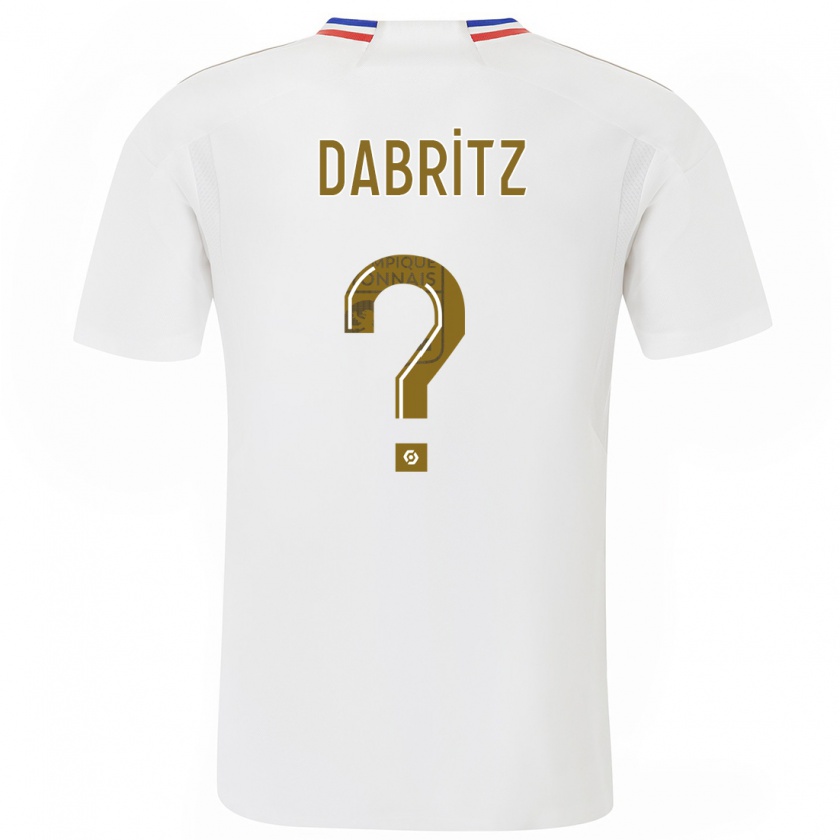 Kandiny Niño Camiseta Sara Dabritz #0 Blanco 1ª Equipación 2023/24 La Camisa Chile