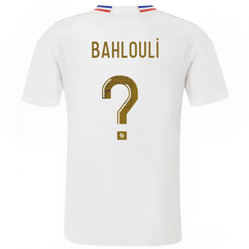 Kandiny Niño Camiseta Djibrail Bahlouli #0 Blanco 1ª Equipación 2023/24 La Camisa Chile