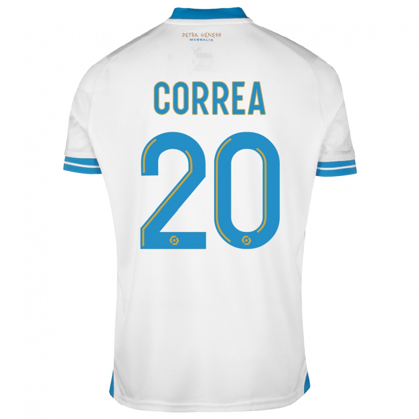 Kandiny Niño Camiseta Joaquín Correa #20 Blanco 1ª Equipación 2023/24 La Camisa Chile