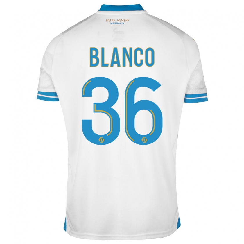 Kandiny Niño Camiseta Rubén Blanco #36 Blanco 1ª Equipación 2023/24 La Camisa Chile