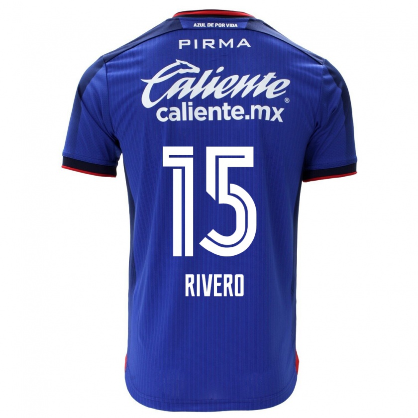 Kandiny Niño Camiseta Ignacio Rivero #15 Azul 1ª Equipación 2023/24 La Camisa Chile