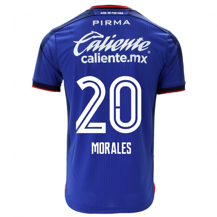 Kandiny Niño Camiseta Iván Morales #20 Azul 1ª Equipación 2023/24 La Camisa Chile