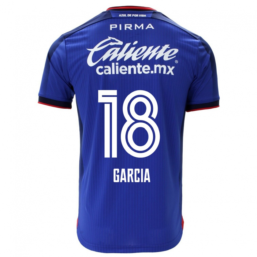 Kandiny Niño Camiseta Diana Garcia #18 Azul 1ª Equipación 2023/24 La Camisa Chile