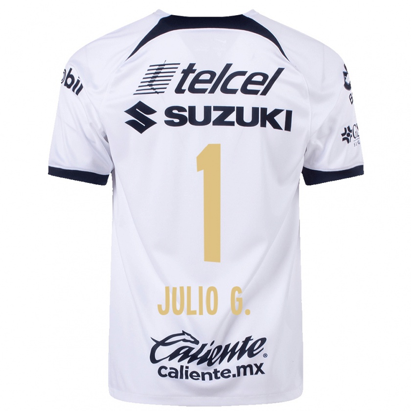 Kandiny Niño Camiseta Julio González #1 Blanco 1ª Equipación 2023/24 La Camisa Chile