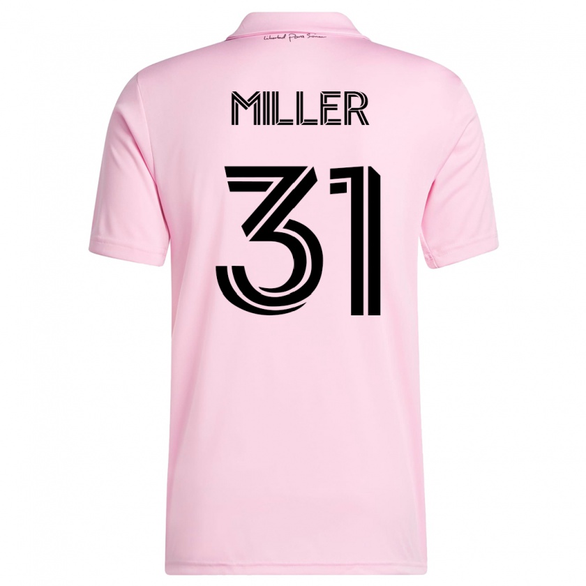 Kandiny Niño Camiseta Kamal Miller #31 Rosa 1ª Equipación 2023/24 La Camisa Chile