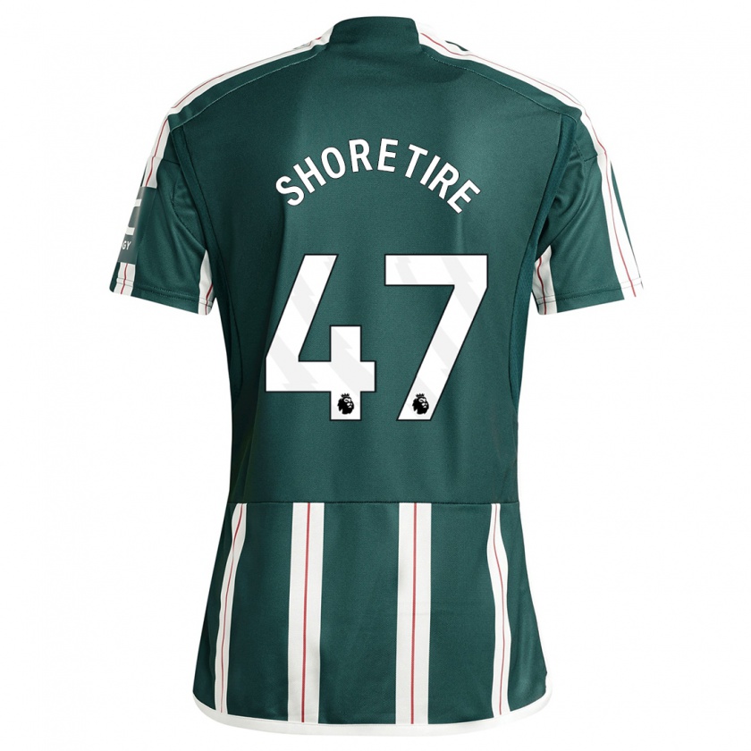 Kandiny Niño Camiseta Shola Shoretire #47 Verde Oscuro 2ª Equipación 2023/24 La Camisa Chile