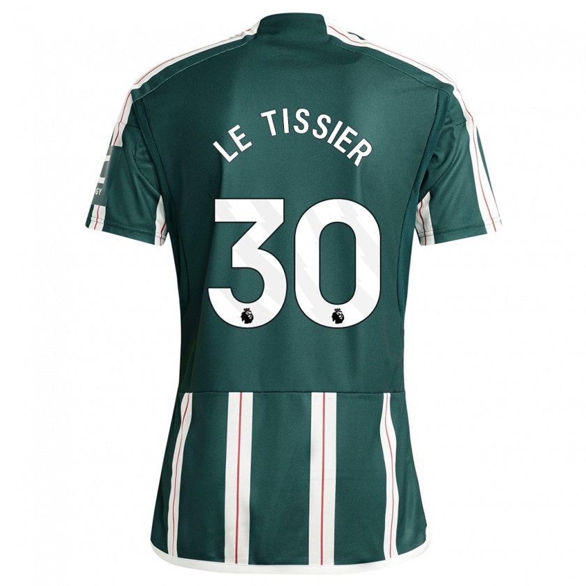 Kandiny Niño Camiseta Maya Le Tissier #30 Verde Oscuro 2ª Equipación 2023/24 La Camisa Chile