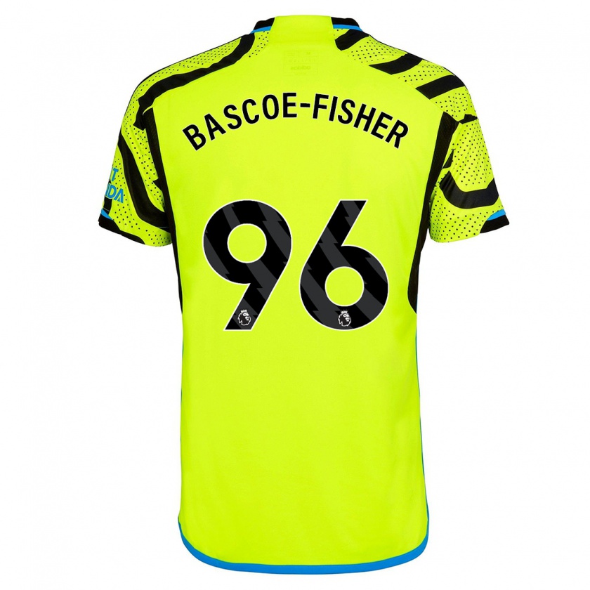 Kandiny Niño Camiseta Jakai Bascoe-Fisher #96 Amarillo 2ª Equipación 2023/24 La Camisa Chile