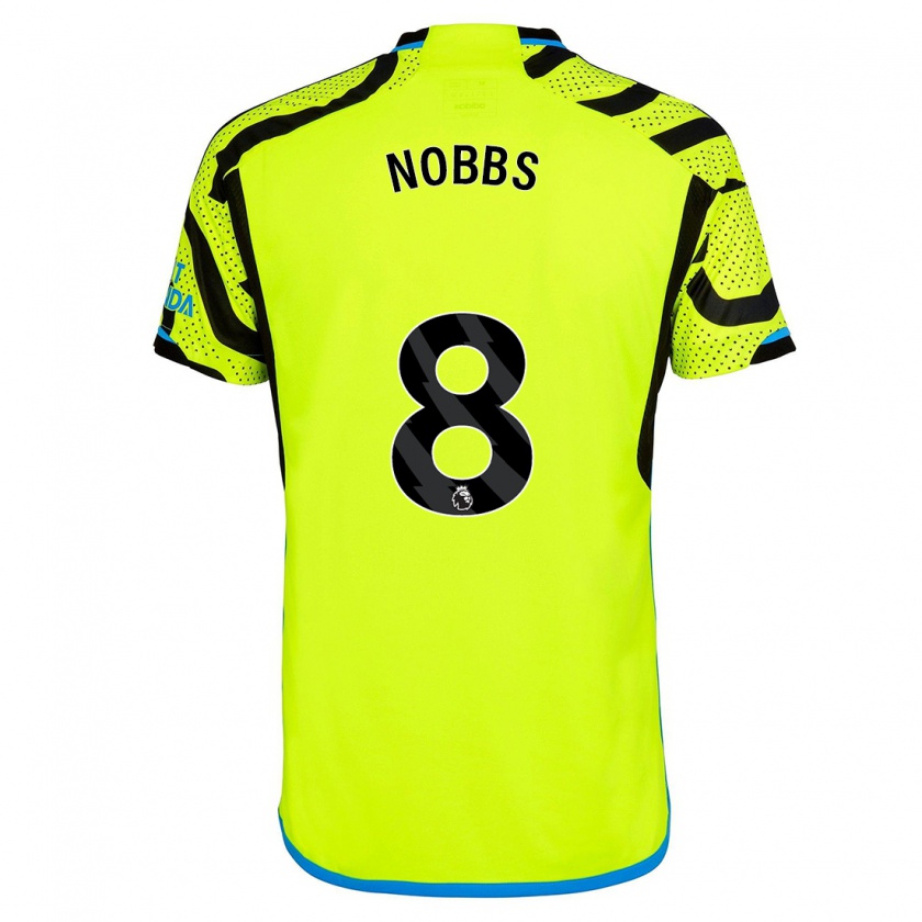 Kandiny Niño Camiseta Nobbs #8 Amarillo 2ª Equipación 2023/24 La Camisa Chile
