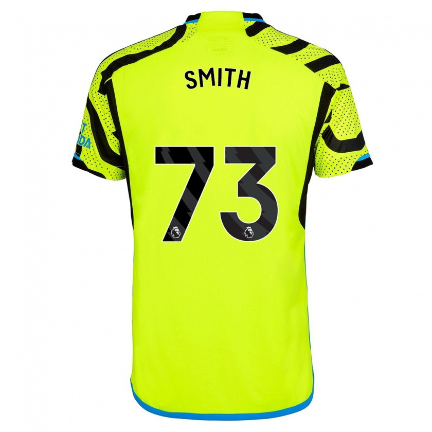 Kandiny Niño Camiseta Tom Smith #73 Amarillo 2ª Equipación 2023/24 La Camisa Chile
