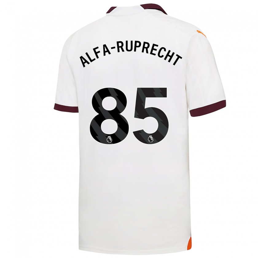 Kandiny Niño Camiseta Farid Alfa-Ruprecht #85 Blanco 2ª Equipación 2023/24 La Camisa Chile