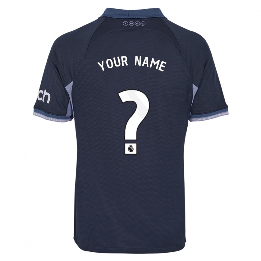 Kandiny Niño Camiseta Su Nombre #0 Azul Oscuro 2ª Equipación 2023/24 La Camisa Chile