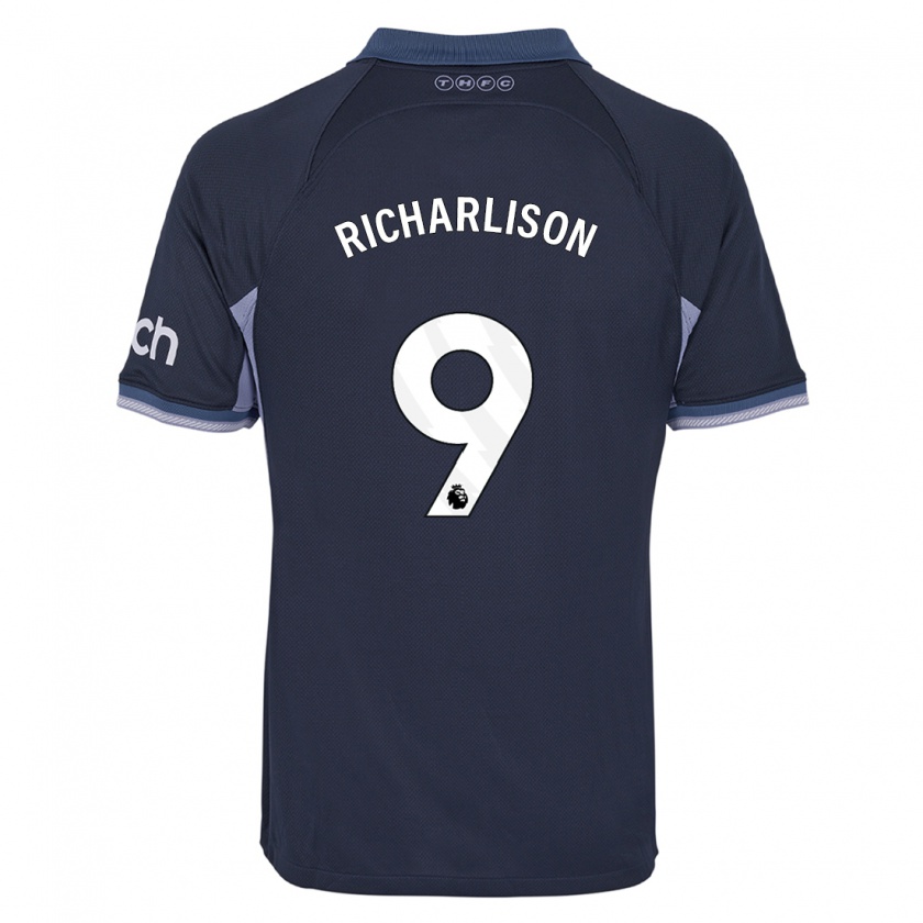 Kandiny Niño Camiseta Richarlison #9 Azul Oscuro 2ª Equipación 2023/24 La Camisa Chile