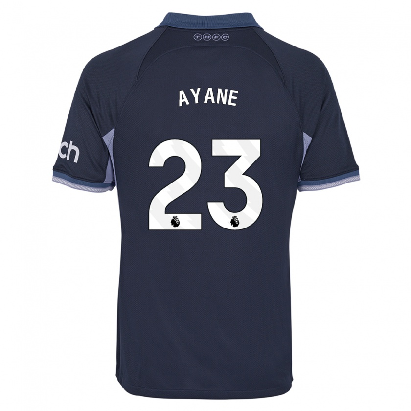 Kandiny Niño Camiseta Rosella Ayane #23 Azul Oscuro 2ª Equipación 2023/24 La Camisa Chile