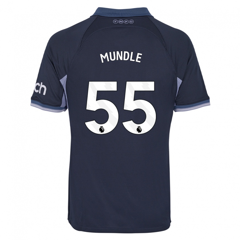 Kandiny Niño Camiseta Romaine Mundle #55 Azul Oscuro 2ª Equipación 2023/24 La Camisa Chile