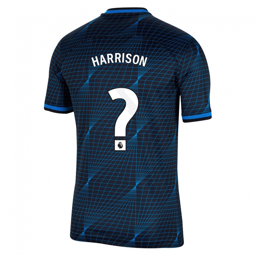 Kandiny Niño Camiseta Ollie Harrison #0 Azul Oscuro 2ª Equipación 2023/24 La Camisa Chile