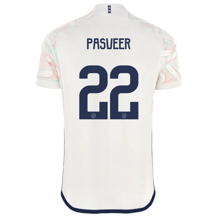 Kandiny Niño Camiseta Remko Pasveer #22 Blanco 2ª Equipación 2023/24 La Camisa Chile