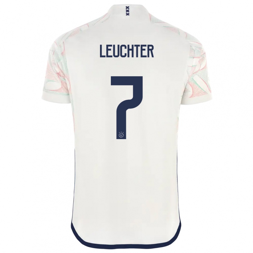 Kandiny Niño Camiseta Romée Leuchter #7 Blanco 2ª Equipación 2023/24 La Camisa Chile