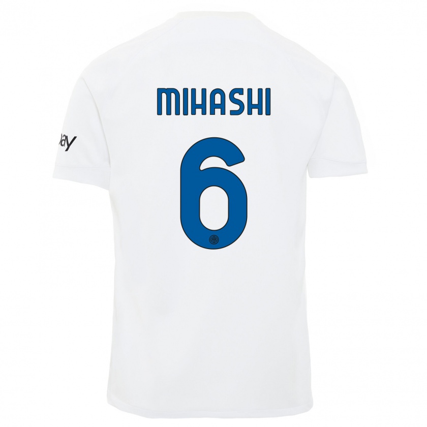 Kandiny Niño Camiseta Mana Mihashi #6 Blanco 2ª Equipación 2023/24 La Camisa Chile