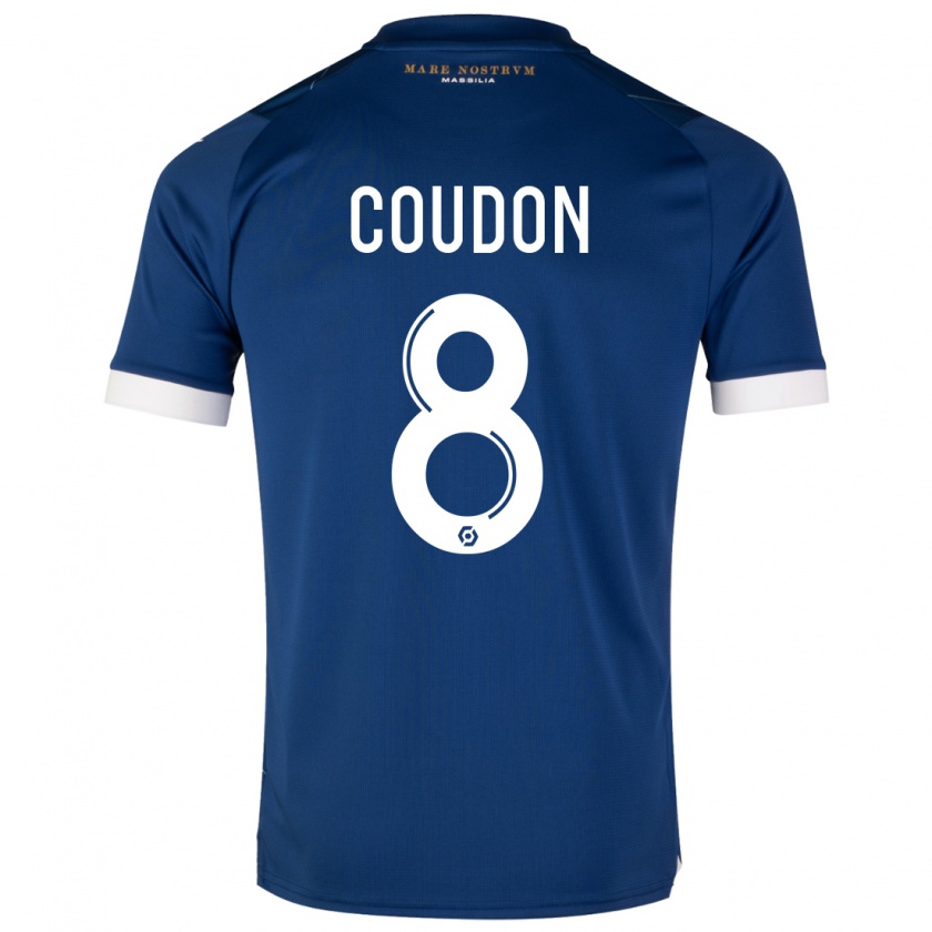 Kandiny Niño Camiseta Marine Coudon #8 Azul Oscuro 2ª Equipación 2023/24 La Camisa Chile
