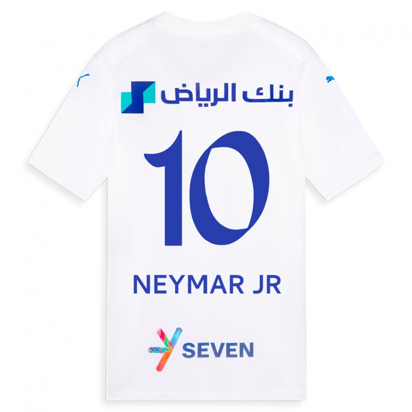 Kandiny Niño Camiseta Neymar #10 Blanco 2ª Equipación 2023/24 La Camisa Chile