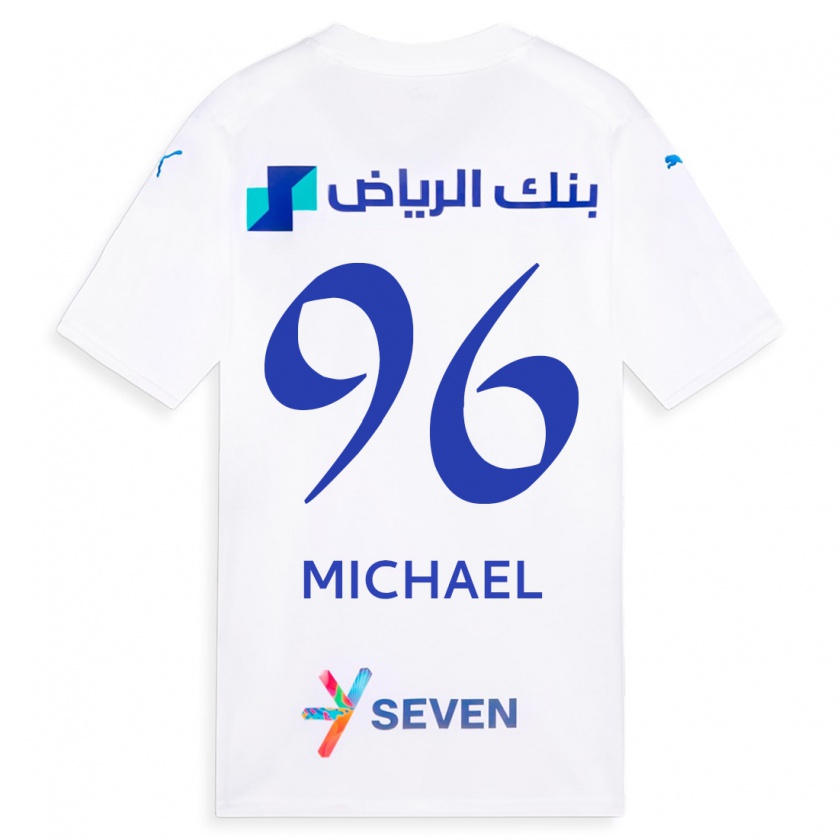 Kandiny Niño Camiseta Michael #96 Blanco 2ª Equipación 2023/24 La Camisa Chile