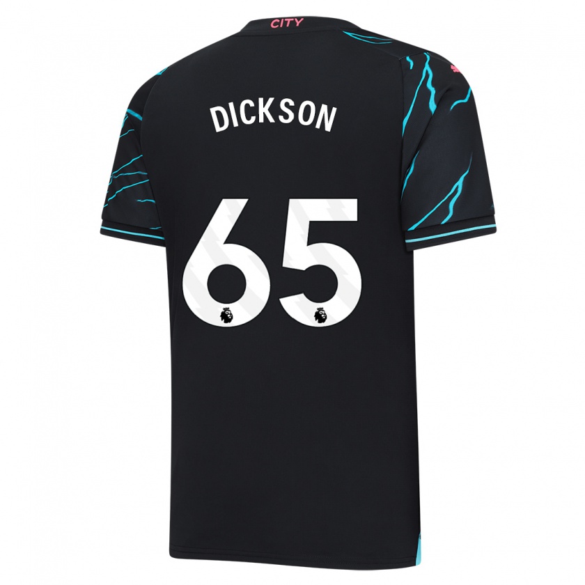 Kandiny Niño Camiseta Will Dickson #65 Azul Oscuro Equipación Tercera 2023/24 La Camisa Chile