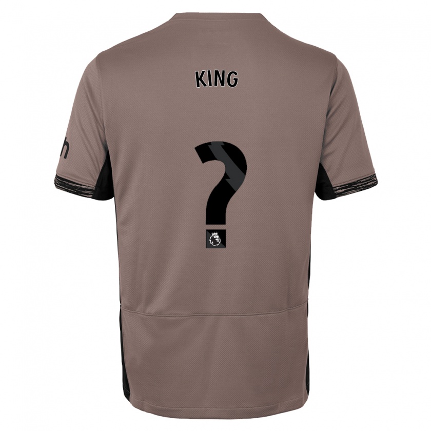 Kandiny Niño Camiseta Maeson King #0 Beige Obscuro Equipación Tercera 2023/24 La Camisa Chile